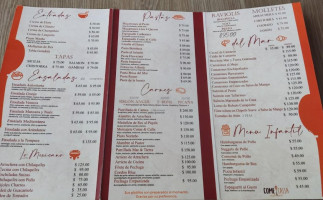 Come Y Cálla menu