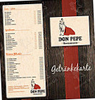 Don Pepe Restaurant menu
