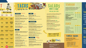 Tacodeli menu