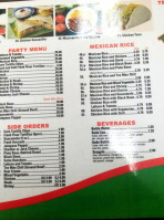 Taco House menu