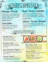 Star Thai Sushi Siesta Key menu