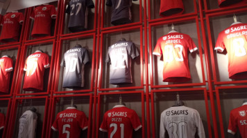 Benfica Official Store menu