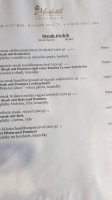 Muskátli Vendéglő menu