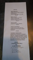 Crossroads Cafe menu