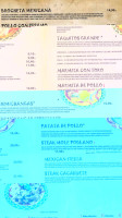 De Poncho menu