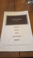 Madison's 12|12 menu