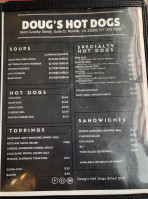 Doug's Hot Dogs inside