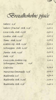 Gostilna Pri Bovavcu menu