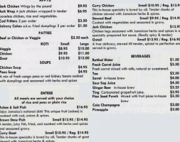 PG's Jamaican Takeout menu