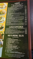 Potrillos Mexican menu