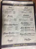 Olivia's Cafe menu