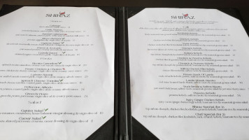 Shiraz Grill menu