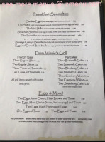 Minnie's menu