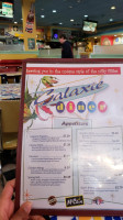 Galaxie Diner menu