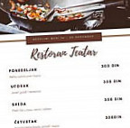 Restoran Teatar Surcin menu