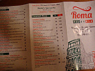 Roma Pizzeria menu