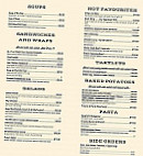 As You Like It menu