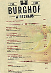 Wirtshaus Burghof menu