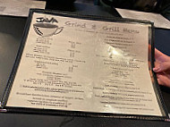 Java Grind And Grill menu