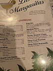 Las Margaritas menu