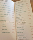 Oka Japanese menu