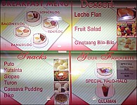 Cafe de Manila food