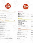 Vic's menu
