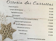 Osteria Dai Carrettai menu