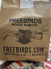 Freebirds World Burrito menu