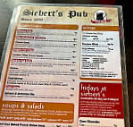 Sieberts Pub menu