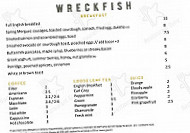 Wreckfish Bistro menu