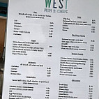 The Cove West menu