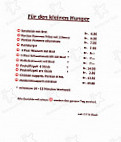 Le Cruchon menu
