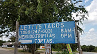 Lety's Tacos outside