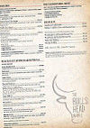 Bulls Head menu