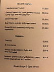 Le Capese menu