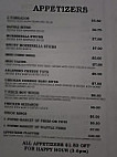 Lumpy's Tavern menu
