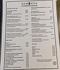 Samocca menu