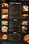 Tokyo Japanese Steakhouse menu