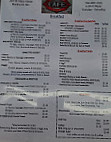 East Rowan Cafe menu