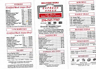 Express Steak menu