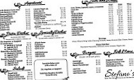 Stefano's Pizzeria (new York Style) menu