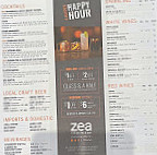 Zea Baton Rouge menu