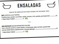 Fonda Mexican - Windsor menu