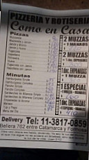 Pizzeria Y Rotiseria Como En Casa