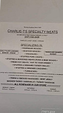Charlie T's Specialty Meats