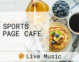 SPORTS PAGE CAFE