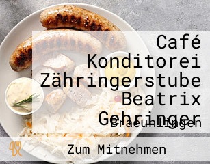 Café Konditorei Zähringerstube Beatrix Gehringer