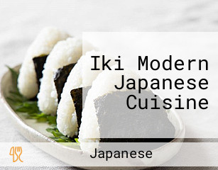 Iki Modern Japanese Cuisine