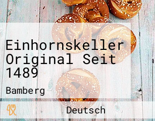 Einhornskeller Original Seit 1489